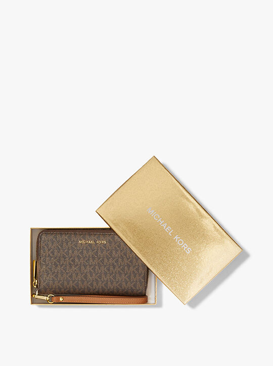 Large Logo Smartphone Wristlet michael kors large logo smartphone wristlet