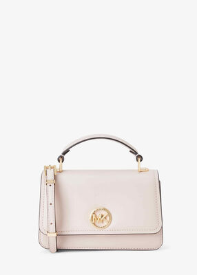 michael kors delancey small leather crossbody satchel