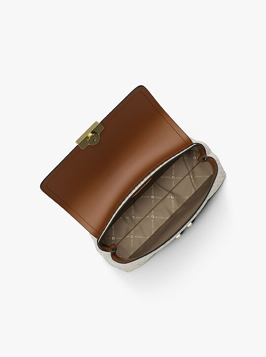 Tribeca Medium Signature Logo Satchel michael kors tribeca medium signature logo satchel