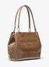michael kors kensington large crocodile embossed leather tote bag