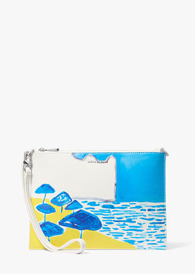 michael kors x christina zimpel jet set extra large convertible wristlet