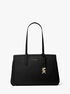 michael kors laila medium leather tote bag