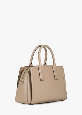 michael kors laila medium leather satchel