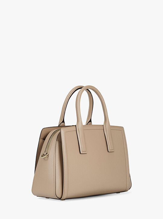 michael kors laila medium leather satchel