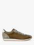 Rhodes Color-Block Suede Trainer michael kors rhodes color block suede trainer