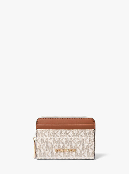 حافظة بطاقات جيت سيت صغيرة بسحاب michael kors حافظة بطاقات جيت سيت صغيرة بسحاب