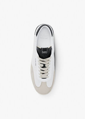 michael kors wilton perforated leather sneaker