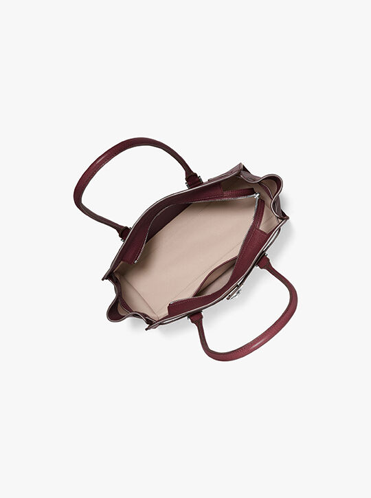 Hamilton Moderne Small Leather Satchel michael kors hamilton moderne small leather satchel