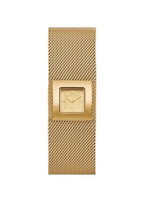 michael kors petite georgie gold tone mesh watch