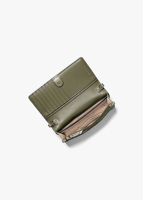 michael kors حقيبة كروس جيت سيت صغيرة للهواتف الذكية بشعار الماركة