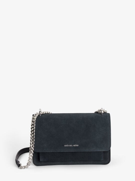 Claire Large Suede Shoulder Bag michael kors claire large suede shoulder bag