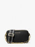 michael kors jet set small pebbled leather double zip camera bag