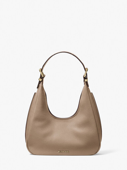 michael kors nolita small pebbled leather hobo shoulder bag