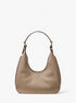 michael kors nolita small pebbled leather hobo shoulder bag