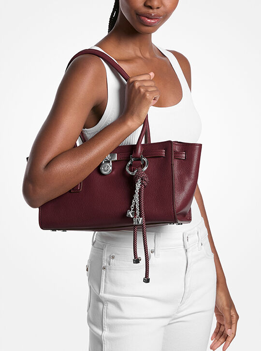 Hamilton Moderne Small Leather Satchel michael kors hamilton moderne small leather satchel