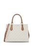 Marilyn Medium Signature Logo Convertible Satchel michael kors marilyn medium signature logo convertible satchel