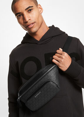 michael kors cooper logo belt bag