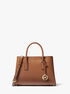 Ruthie Small Pebbled Leather Satchel michael kors ruthie small pebbled leather satchel