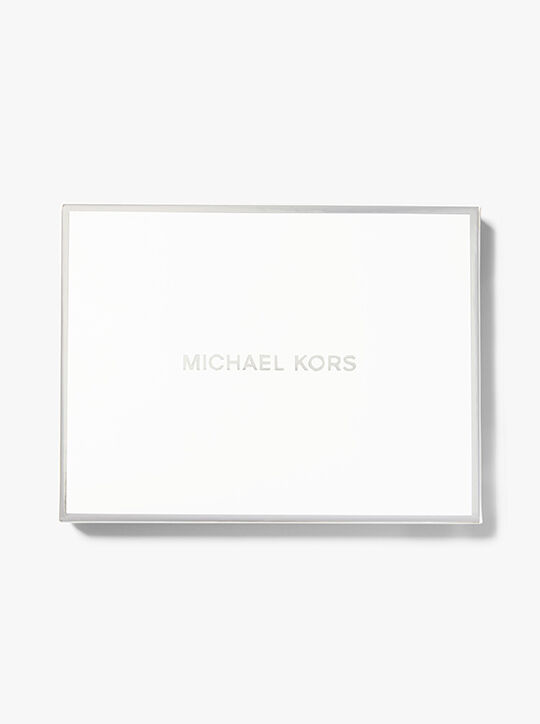 michael kors medium pebbled leather wallet