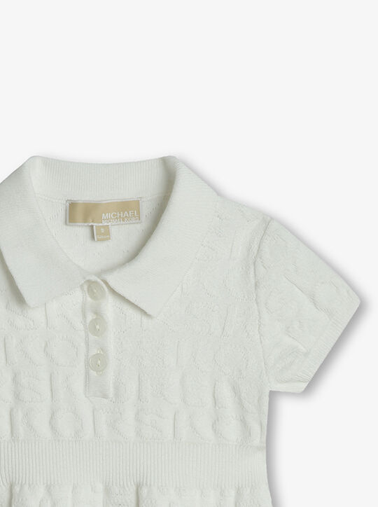 KORS Cotton Terry Blend Polo Dress michael kors kors cotton terry blend polo dress