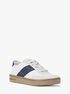 michael kors kaycee signature logo stripe sneaker