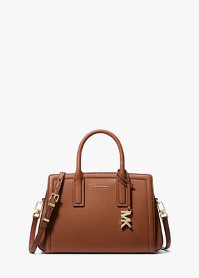 michael kors حقيبة ليلى الصغيرة المصنوعة من الجلد المحبب