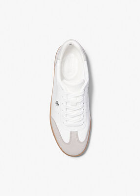 michael kors scotty leather sneaker