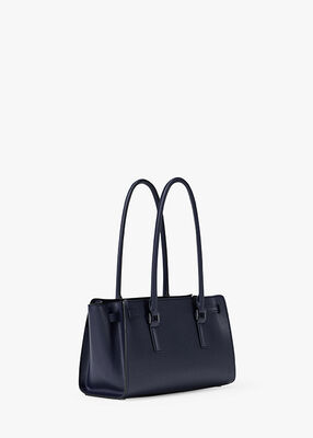 michael kors hamilton moderne small leather satchel