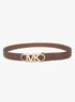 michael kors reversible logo belt