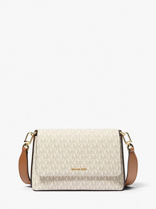 michael kors nessa small signature logo crossbody bag