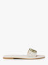 michael kors milan signature logo slide sandal