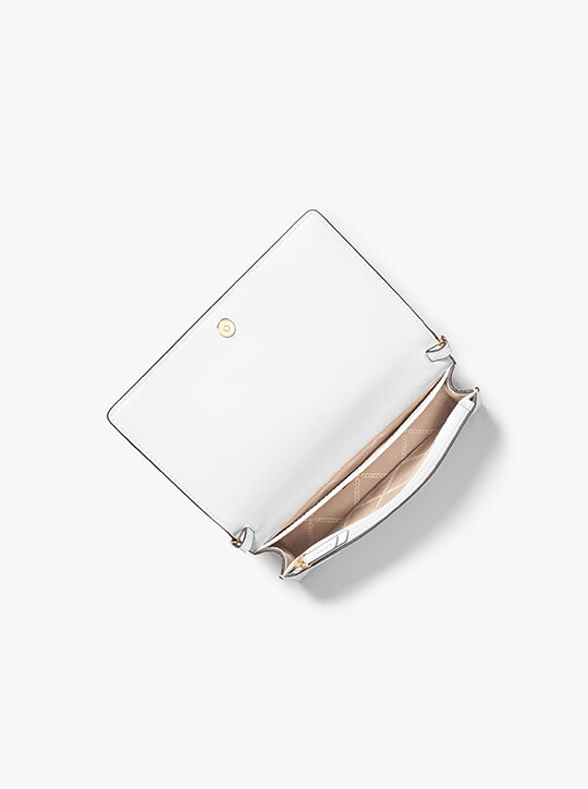 حقيبة جيت سيت متوسطة الحجم من الجلد المنسوج michael kors حقيبة جيت سيت متوسطة الحجم من الجلد المنسوج