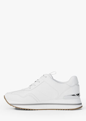 michael kors raina leather trainer