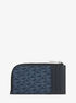 Logo Zip-Around Card Case michael kors logo zip around card case