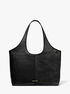 Henly Large Leather and Suede Tote Bag michael kors henly large leather and suede tote bag