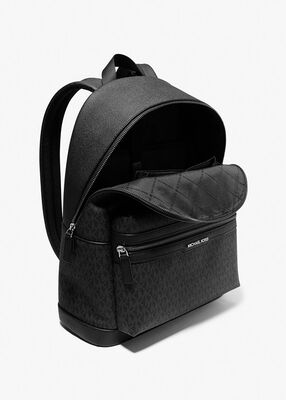 michael kors cooper signature logo backpack