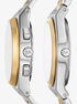 Lennox His and Hers Pavé Two-Tone Watch Set michael kors lennox his and hers pav two tone watch set