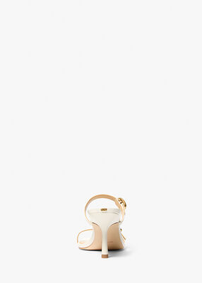 michael kors kya leather sandal