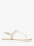 michael kors val signature logo thong sandal