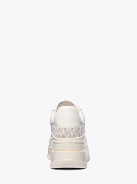 Hayes Signature Logo Platform Sneaker michael kors hayes signature logo platform sneaker