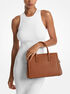 michael kors laila medium leather satchel