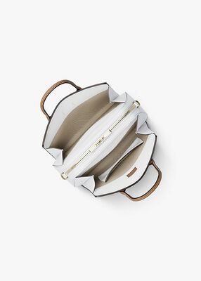 michael kors حقيبة كروس ليلى صغيرة جدًا من الجلد بألوان متداخلة