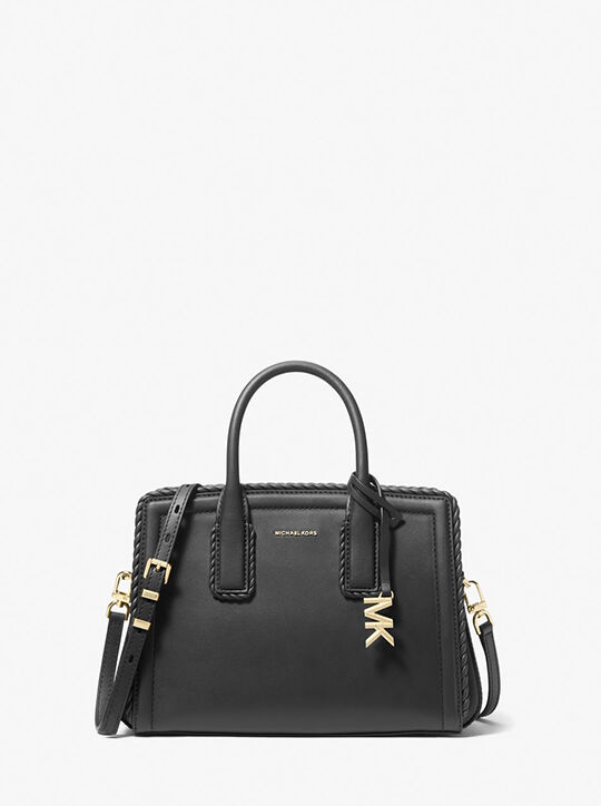 michael kors laila small leather satchel