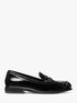 Carlson Crackled Patent Leather Loafer michael kors carlson crackled patent leather loafer