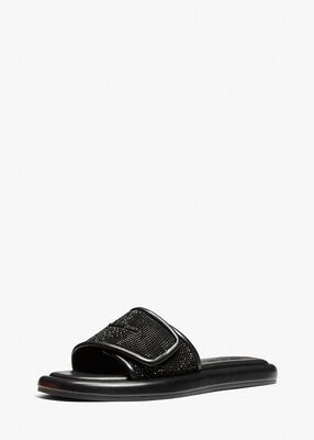 michael kors suki embellished slide sandal