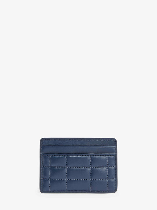Jet Set Quilted Leather Card Case michael kors jet set quilted leather card case