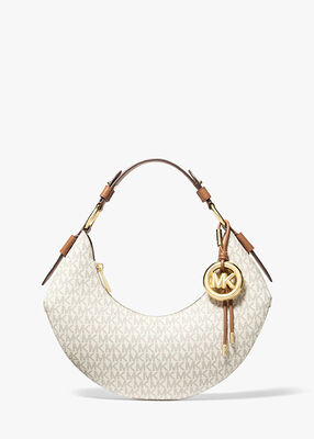 michael kors koa medium signature logo shoulder bag