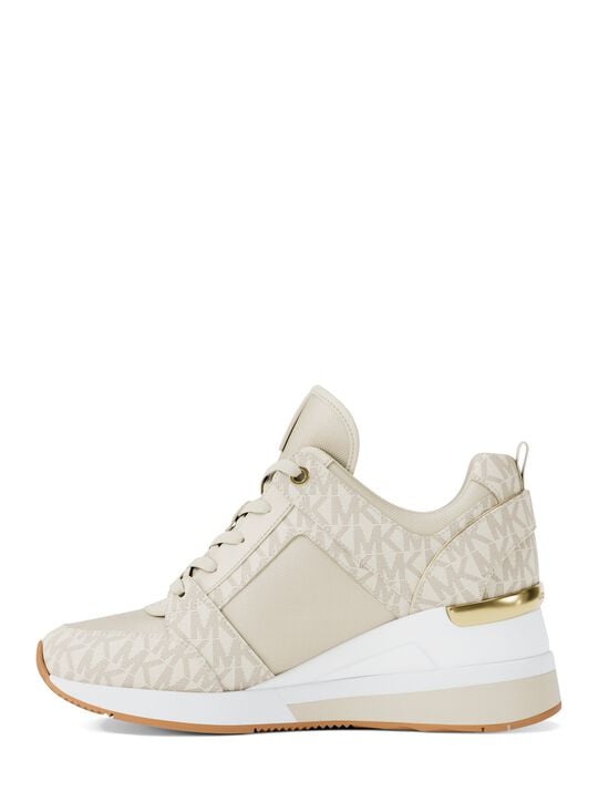Georgie Signature Logo Trainer michael kors georgie signature logo trainer