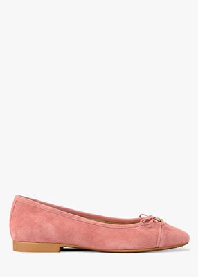 michael kors piper flex suede ballet flat