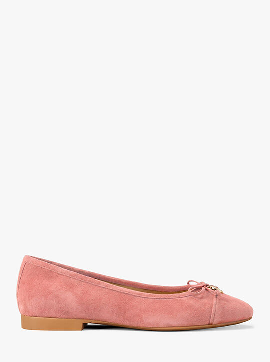 michael kors piper flex suede ballet flat